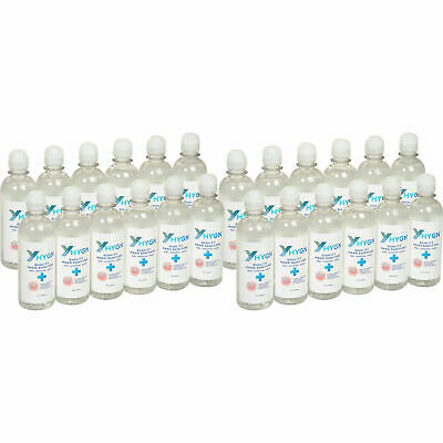 HY-GN Hand Sanitizer Gel Bottle w/ Flip Top Lid, 11.8 oz., Lot of 24 - Fresh Stock Dated February 2026