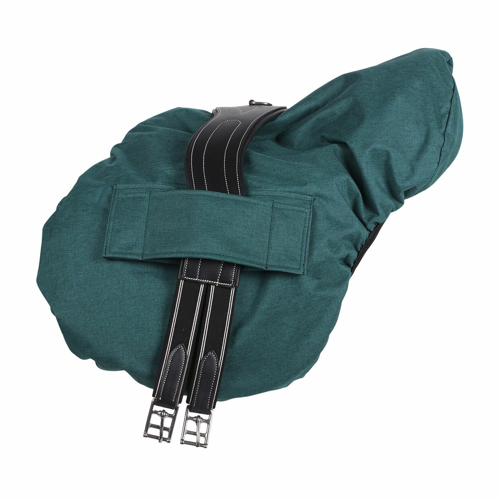 Qhp Essential Saddlery Saddle Cover - Dark Green One Size - Fresh Stock Dated December 2025