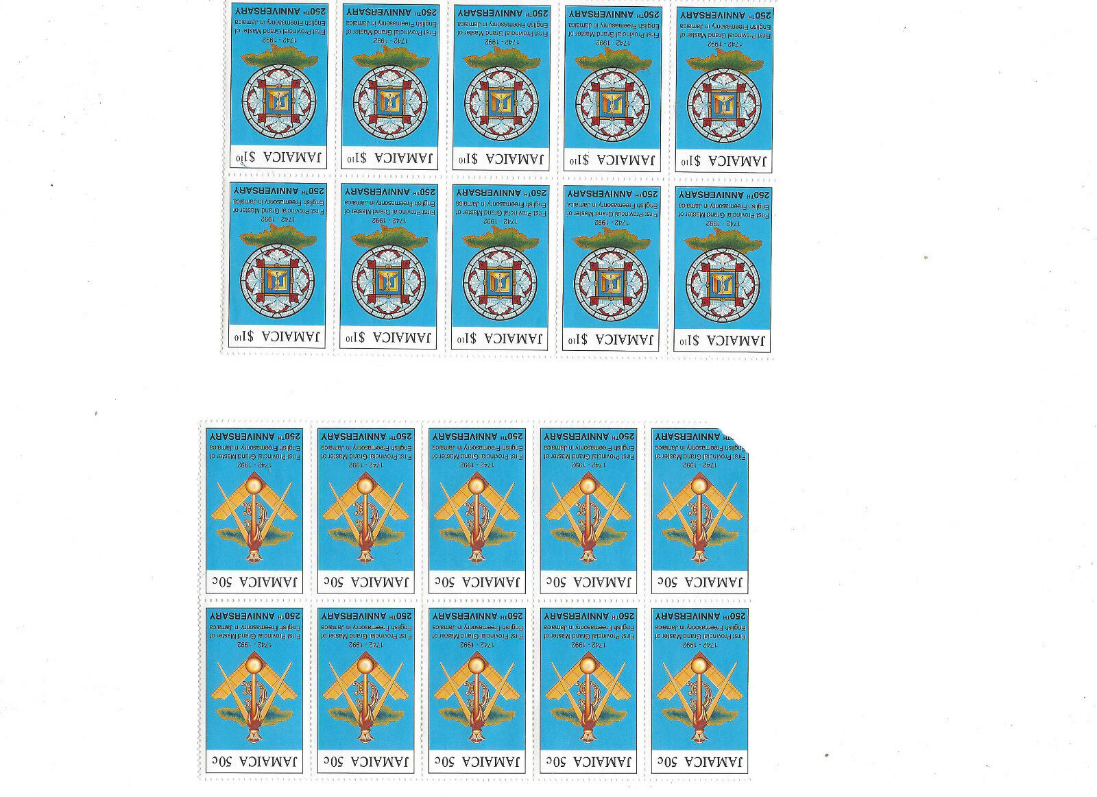 JAMAICA MINT  BANK NOTE- .00 UNUSED JAMAICA STAMPS - .00 VALUE - Fresh Stock Dated February 2026