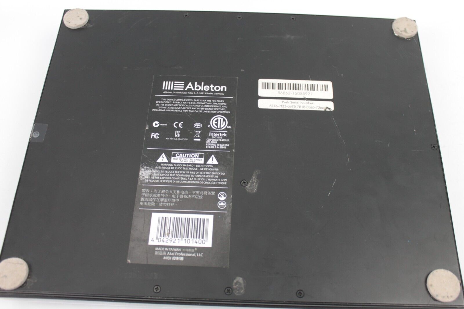 ABLETON PUSH 1 AKAI Advanced Live MIDI Controller - Fresh Stock Dated February 2026