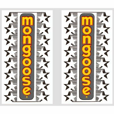1985 Californian Mongoose decal set - Orange/Yellow - Fresh Stock Dated December 2025