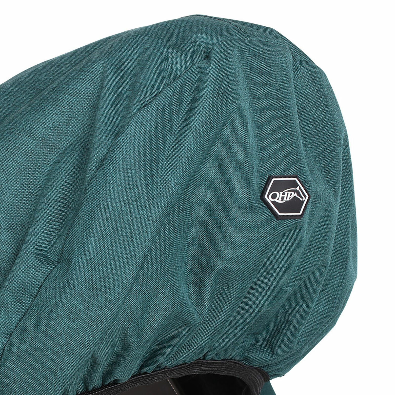 Qhp Essential Saddlery Saddle Cover - Dark Green One Size - Fresh Stock Dated December 2025