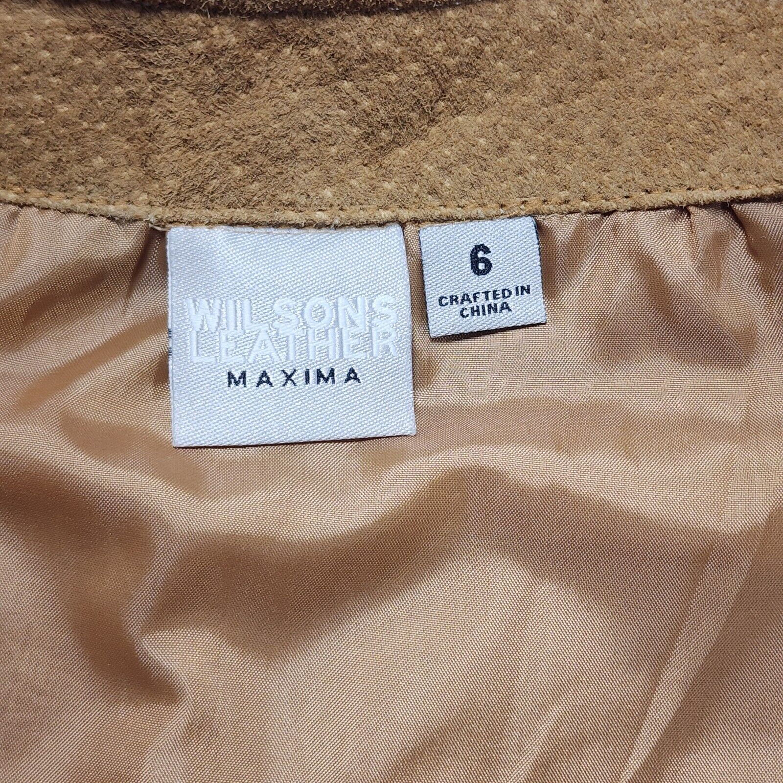 NEW WITH TAGS Vintage 90's Genuine Wilsons Leather Tan Suede pleated mini skirt - Fresh Stock Dated March 2026