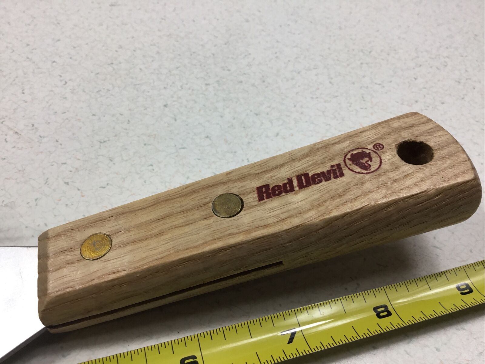 Red Devil 4153 3” Burn off Barbecue Grill Scraper Knife Putty Wooden Handle - Fresh Stock Dated February 2026