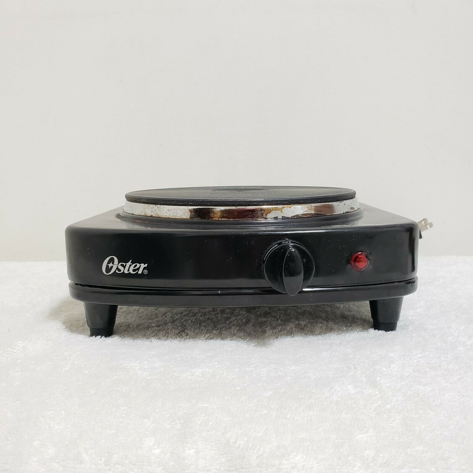 Oster, Single Burner, Table Stove, Black, Adjustable Tmp Model CKSTSB100-B - Fresh Stock Dated February 2026