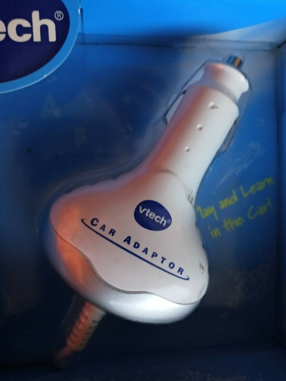 NIB VTech Car Charging Charger Adapter Adaptor -  White NEW - Fresh Stock Dated December 2025