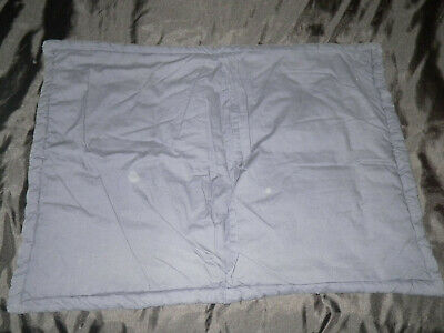 Pottery Barn Teen STD Sham Pair Quilted Blue Orange White Geometric Stripe - Fresh Stock Dated December 2025