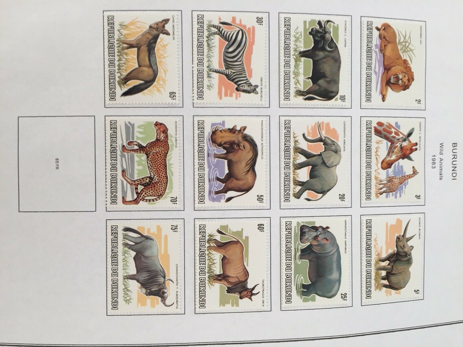 Burundi, small collection, used/mint Cat. ~0+ - Fresh Stock Dated December 2025