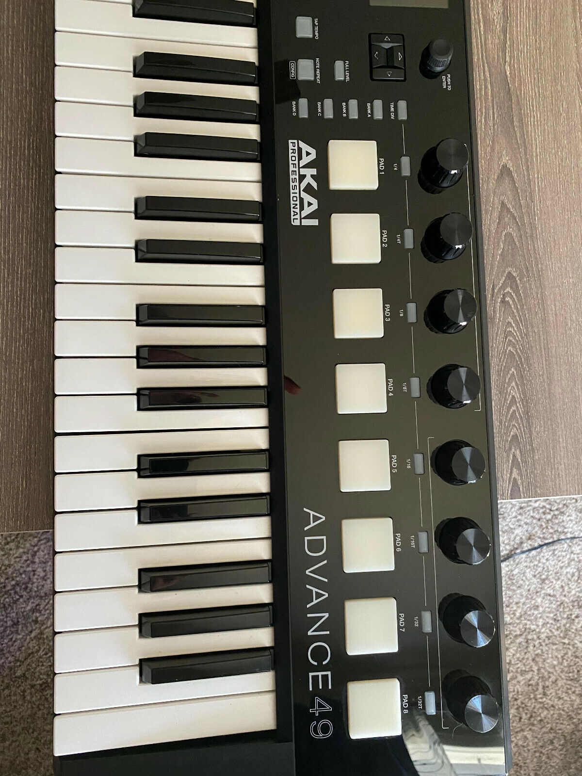 AKAI Advance 49 USB Keyboard Controller w/ USB Cable Only, used, works! AS IS! - Fresh Stock Dated February 2026