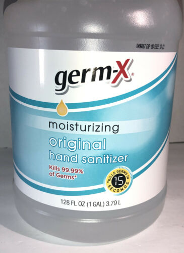 SHIP SAME BUS DAY Germ-X Original No-Water Moisturizing Hand Sanitizer 1ea 128oz - Fresh Stock Dated February 2026
