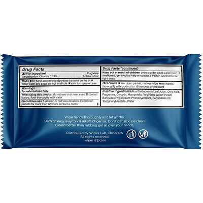 Travel Lite Fresh Scented Alcohol Free Moisturizing Antimicrobial Wipes 200/Pack - Fresh Stock Dated December 2025