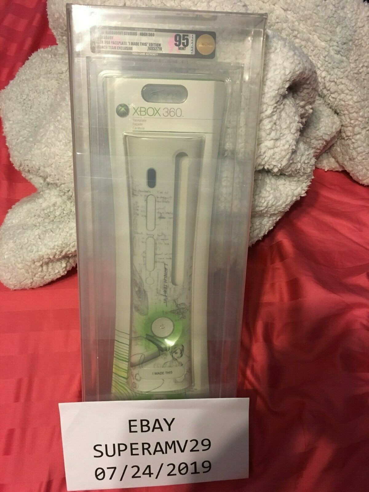 Xbox 360 Launch Team 2005 FACEPLATE VGA 95 - Fresh Stock Dated December 2025