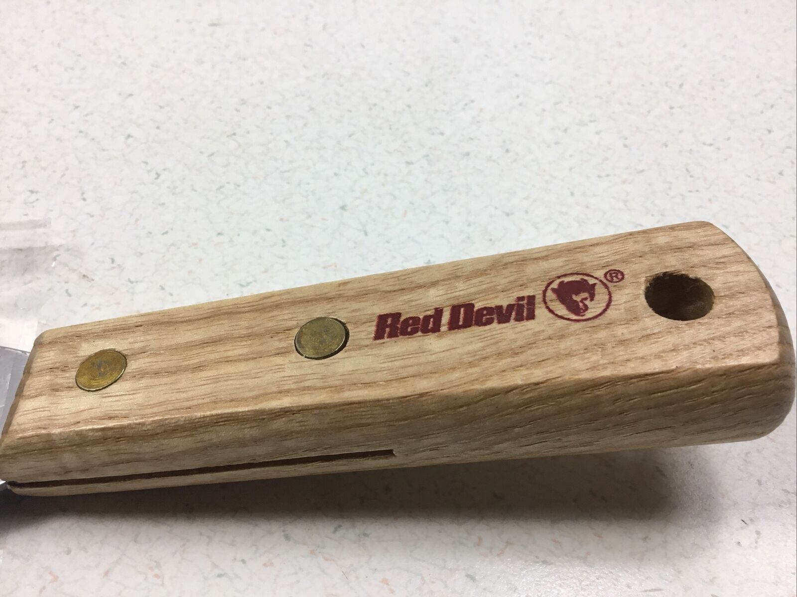 Red Devil 4153 3” Burn off Barbecue Grill Scraper Knife Putty Wooden Handle - Fresh Stock Dated February 2026