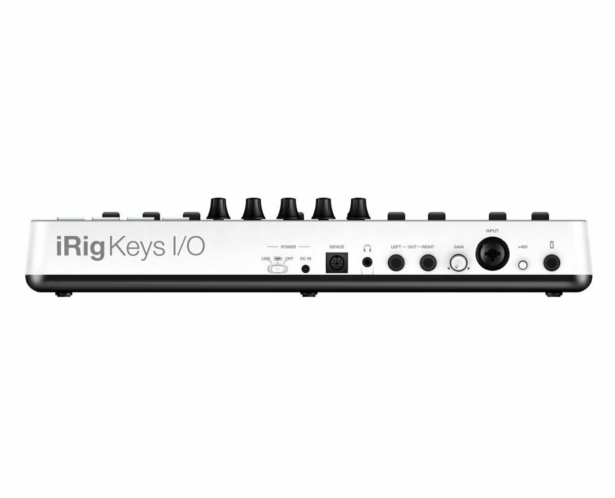 IK Multimedia iRig Keys I/O 25 25-key keyboard workstation with audio interface - Fresh Stock Dated February 2026