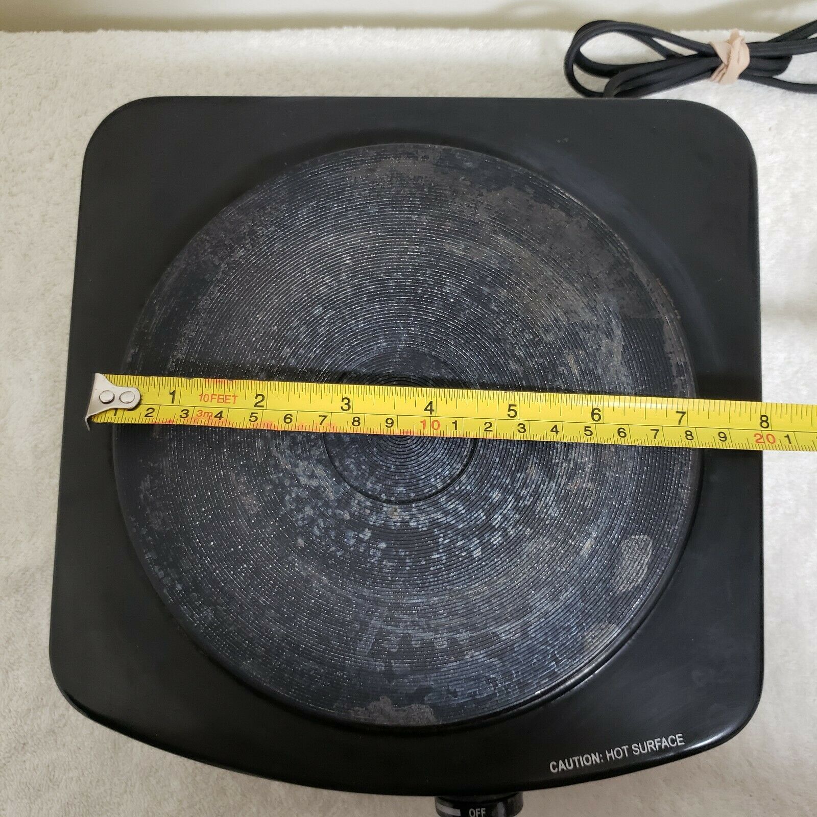 Oster, Single Burner, Table Stove, Black, Adjustable Tmp Model CKSTSB100-B - Fresh Stock Dated February 2026