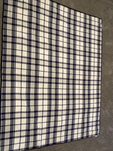 Pottery Barn Madras plaid reversable quilt and sham, Twin. - Fresh Stock Dated December 2025