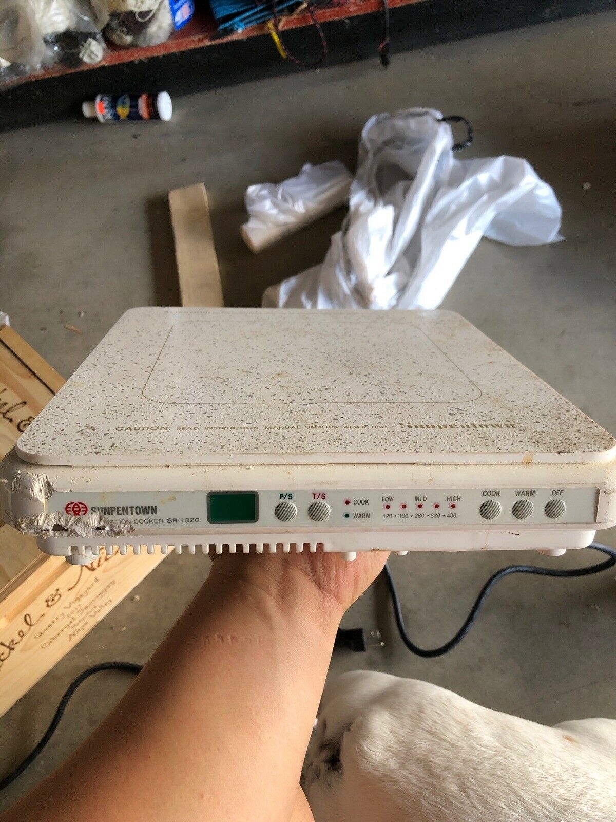 Sunpentown SR-1320 Micom Induction Cooker Touch Control w/ Box FREE SHIP - Fresh Stock Dated February 2026