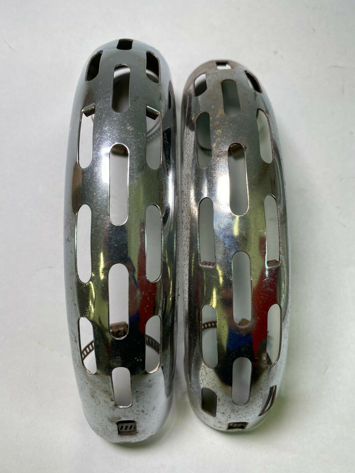 LUFTMEISTER EXHAUST HEADER/MUFFLER GUARDS FOR BMW AIRHEAD TWINS 1970-84 - Fresh Stock Dated February 2026