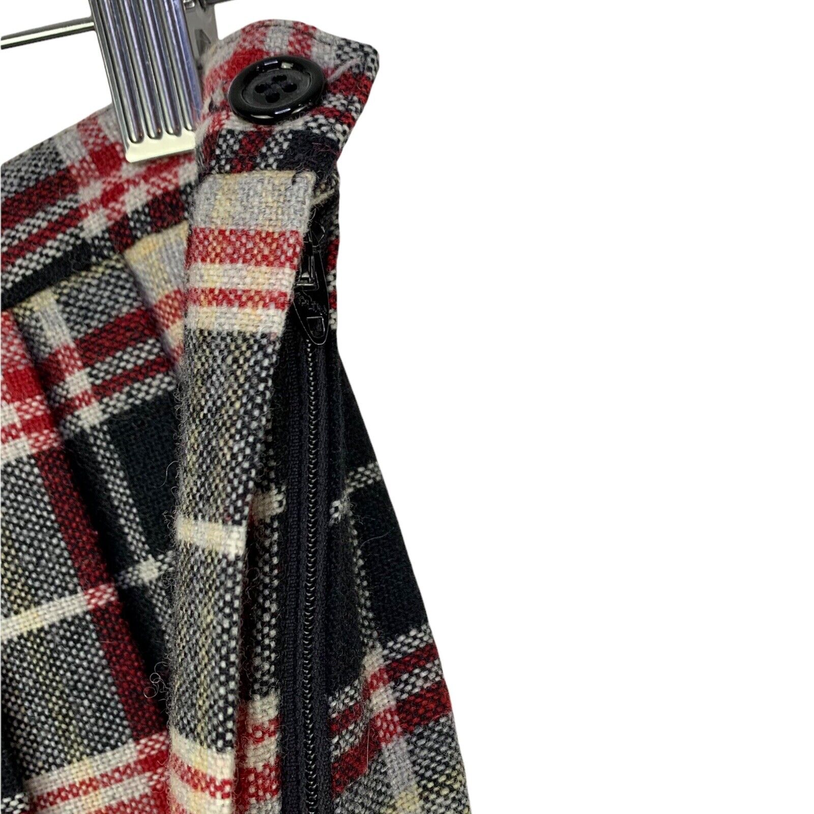 Vintage Pleated Wool Skirt Size XS 26