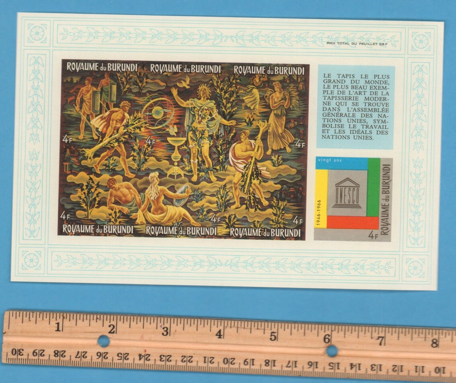 Souvenir Sheets, UNESCO 20th Anniv. Nov. 1966, 3 error sheets, orig. gum  ST6 - Fresh Stock Dated January 2026