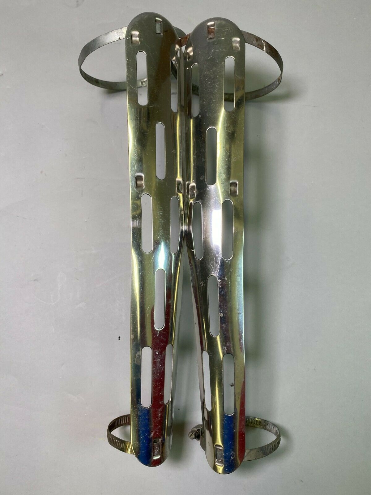 LUFTMEISTER EXHAUST HEADER/MUFFLER GUARDS FOR BMW AIRHEAD TWINS 1970-84 - Fresh Stock Dated February 2026