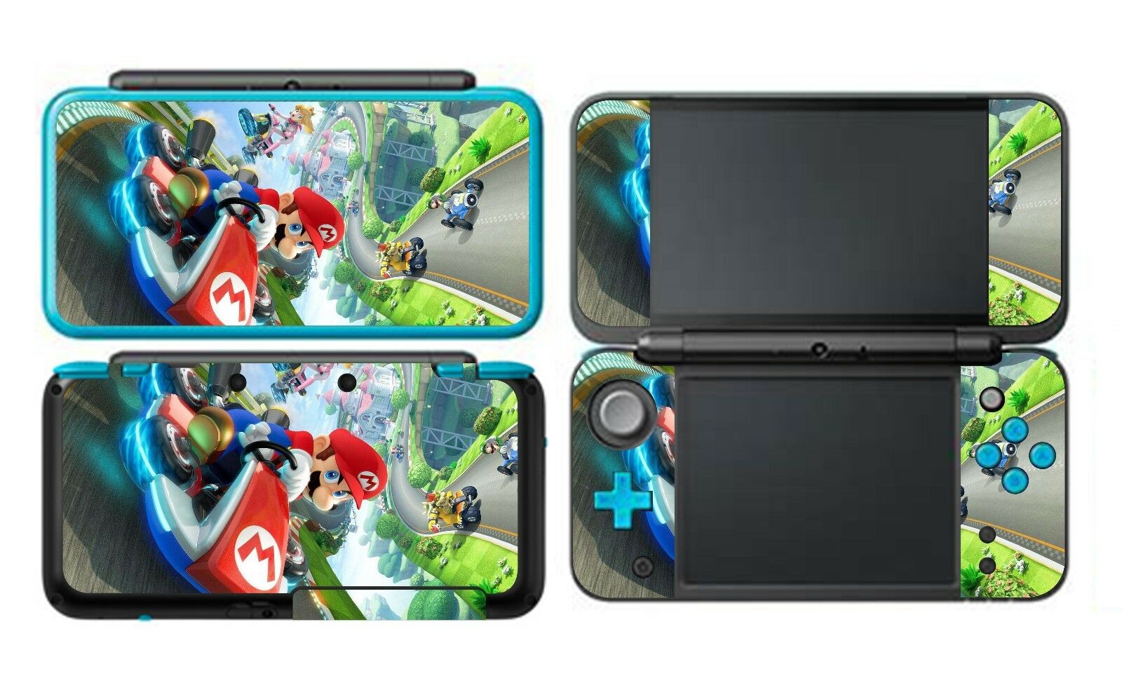 Super Mario Kart Vinyl Decal Skin Sticker Protector for Nintendo New 2DS XL LL - Fresh Stock Dated December 2025