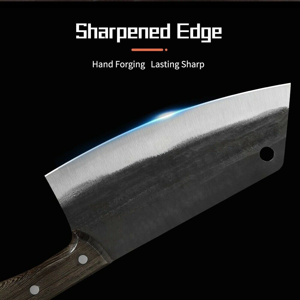 Gyuto Knife Butcher Cleaver Knife Forged Serbian Camping Kitchen Chef Knife - Fresh Stock Dated December 2025