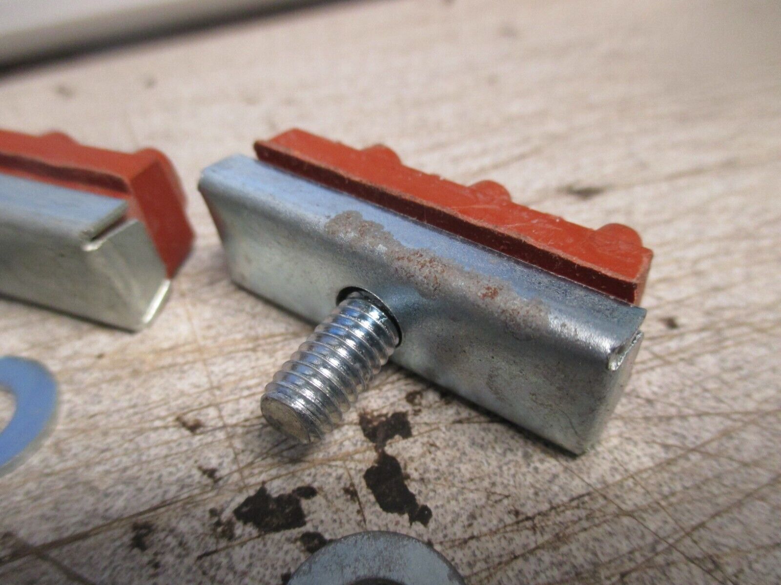 NOS Vintage Bicycle 6 Bump Brake Pad Set Assy Pair Fits: Schwinn Stingray - Fresh Stock Dated February 2026