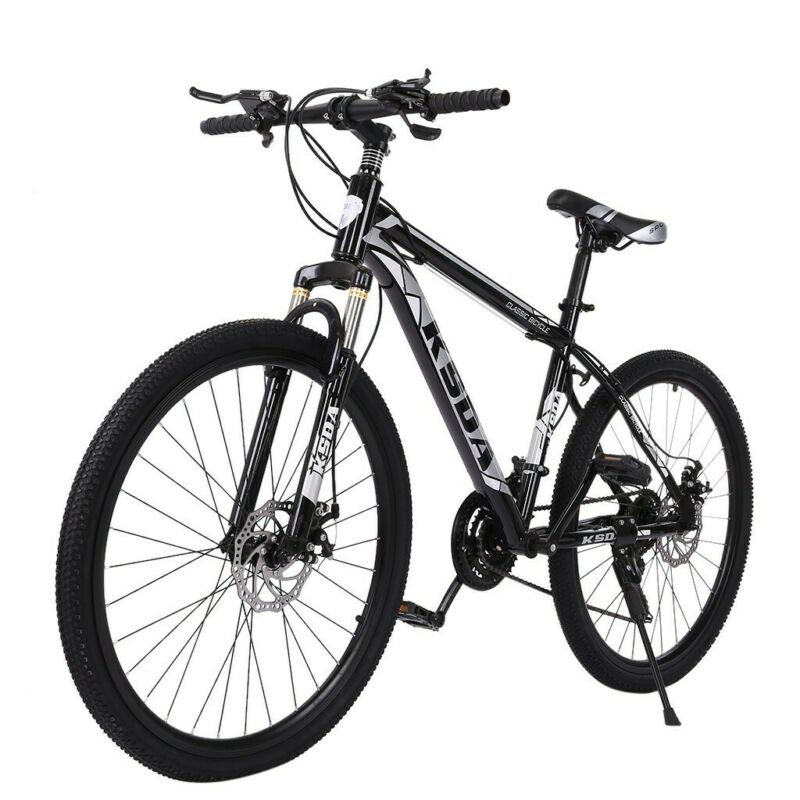 26 Inch Mountain Bike 21-Speed Dual Disc Brakes Full Suspension Non-slip Bicycle - Fresh Stock Dated December 2025