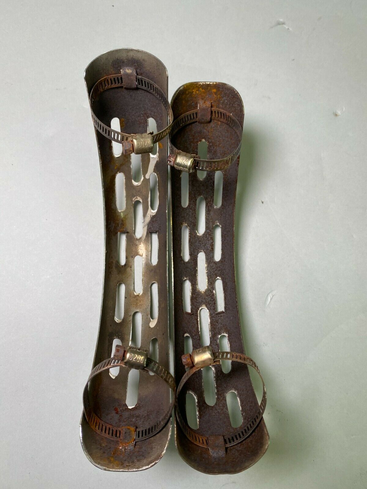 LUFTMEISTER EXHAUST HEADER/MUFFLER GUARDS FOR BMW AIRHEAD TWINS 1970-84 - Fresh Stock Dated February 2026