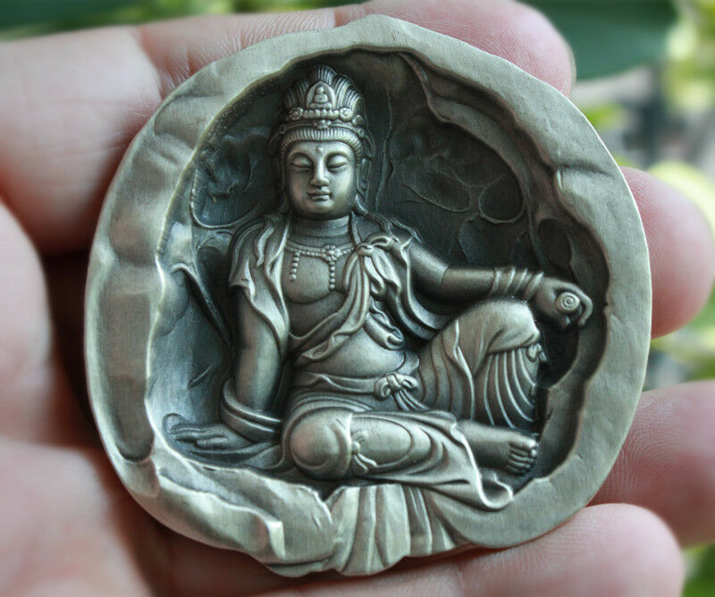 China 2013 186 Grams Silver Medal - Buddha in Walnut - Fresh Stock Dated February 2026