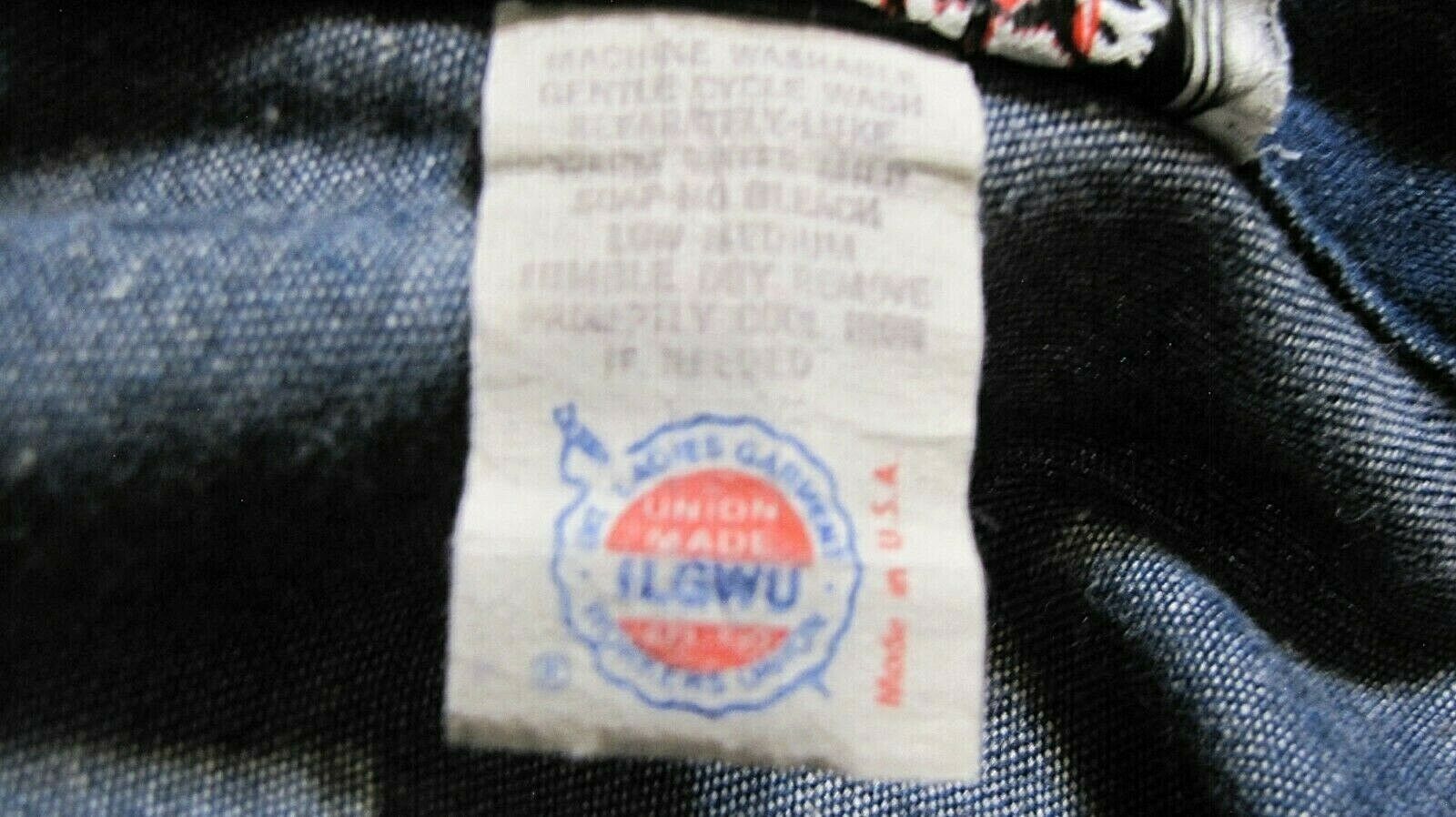 VTG USA Joyce Denim Wrap Skirt Full-circle Ruffled-hem Blue Woman S-M - Fresh Stock Dated February 2026