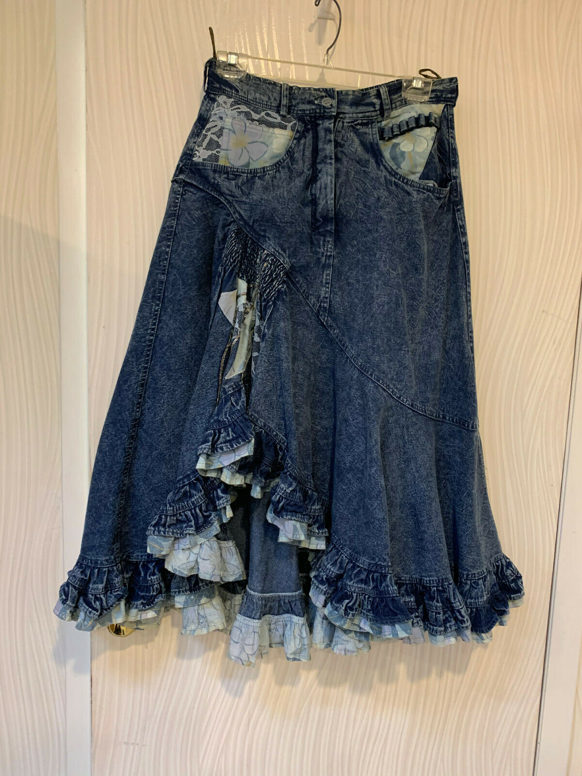 Vintage ,Magnificent Western Denim Skirt, High Style Design  size M - Fresh Stock Dated December 2025