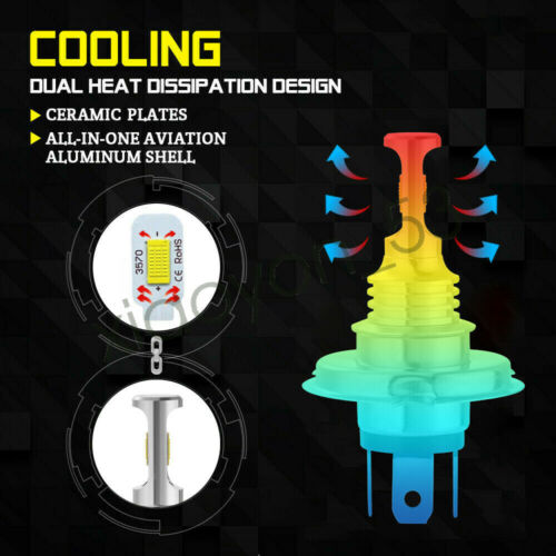 For Honda GL1500 Goldwing 1988-1997 LED Headlight Bulbs Replace 34901-MN5-003 US - Fresh Stock Dated February 2026