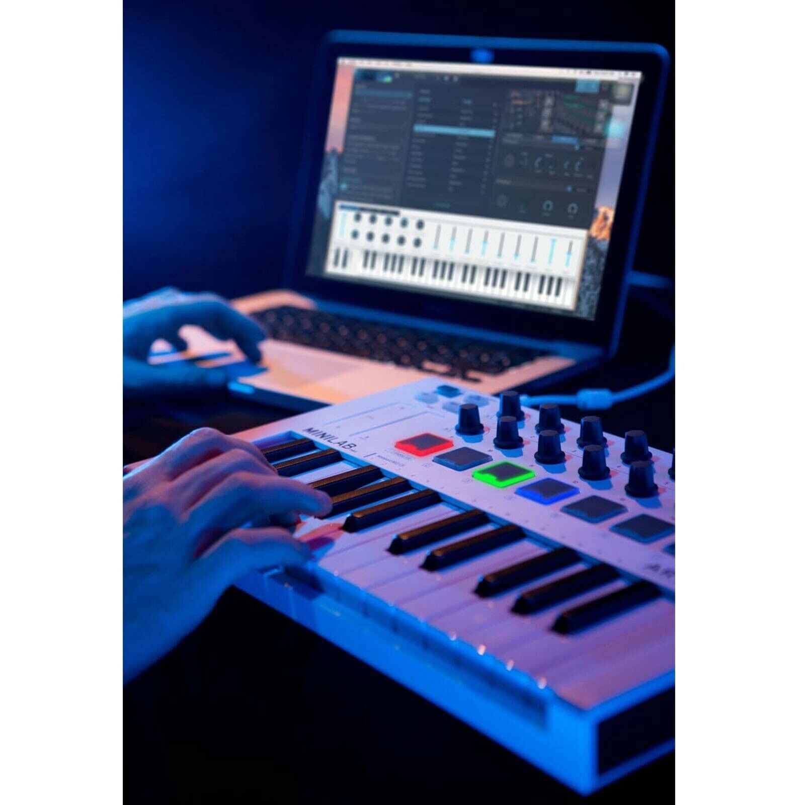 Arturia MiniLab Mk II Portable 25-Key USB-MIDI Controller w Software & Case - Fresh Stock Dated February 2026