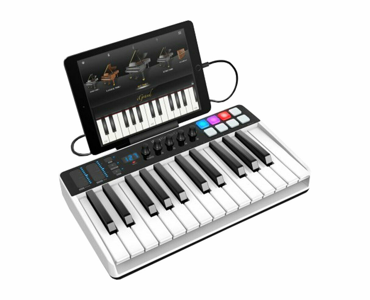 IK Multimedia iRig Keys I/O 25 25-key keyboard workstation with audio interface - Fresh Stock Dated February 2026