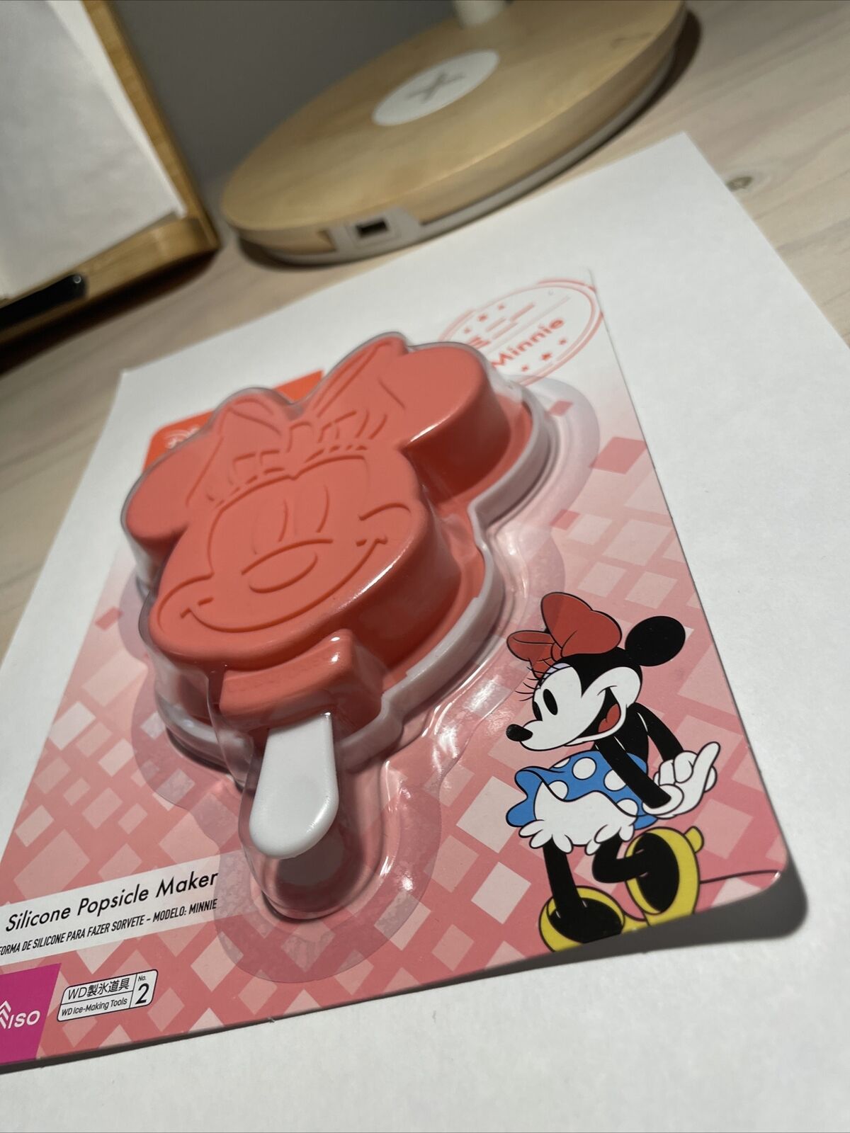 NEW! Disney X Daiso MINNIE MOUSE Silicone Popsicle / chocolate Molds - US seller - Fresh Stock Dated February 2026