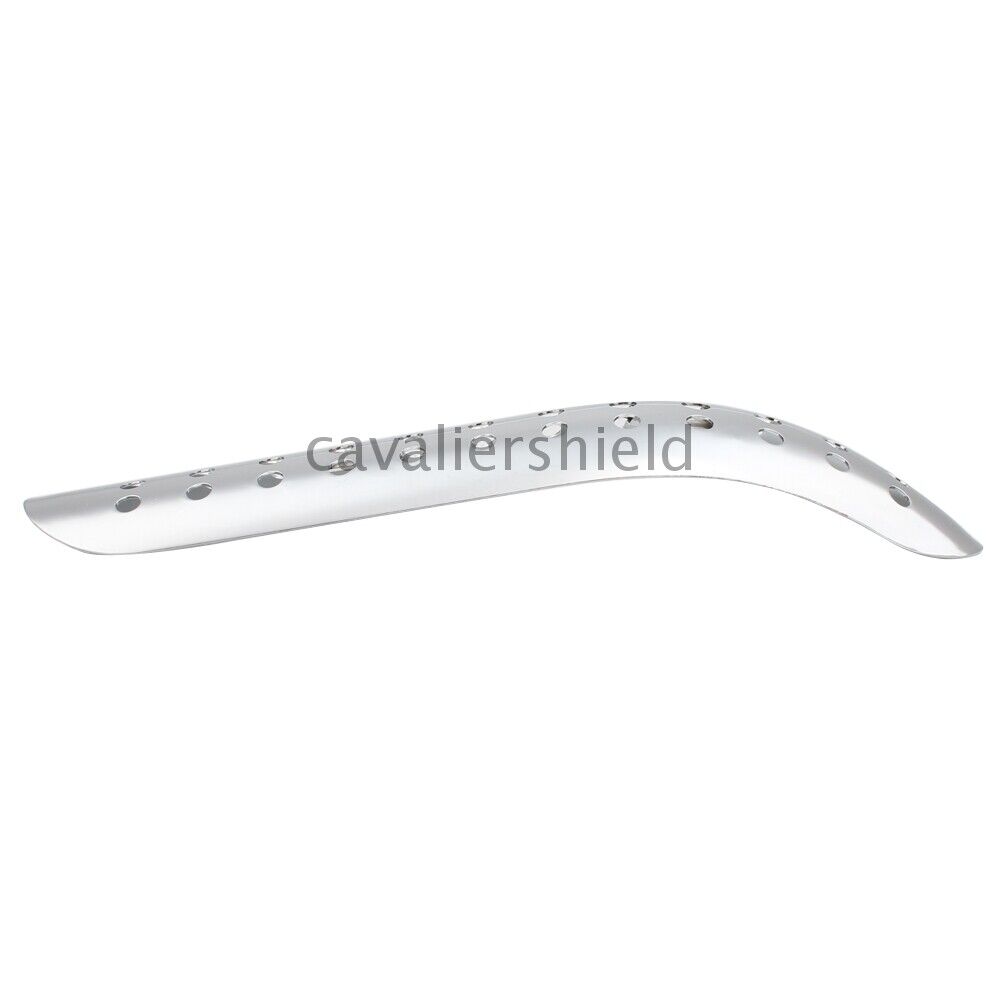Chrome Heat Shield Curve Exhaust Muffler Pipe Covers Guard For Harley Chopper US - Fresh Stock Dated February 2026