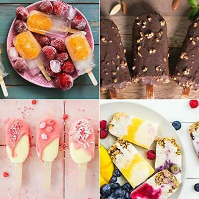 Ouddy 2 PackUpgraded Large Popsicle Molds 4 Cavities Ice Pop Molds & Homemade... - Fresh Stock Dated February 2026