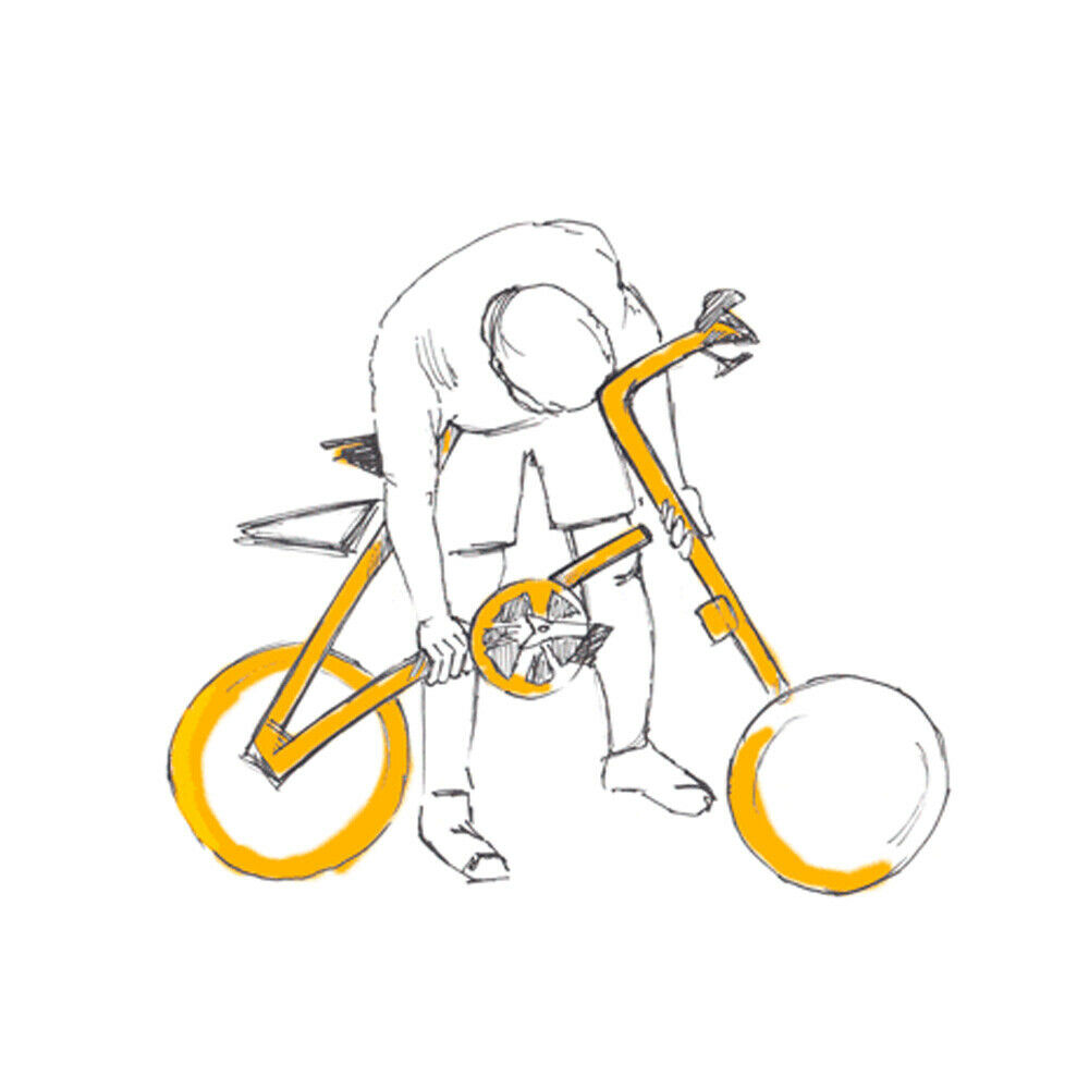 STRIDA C1 Carbon 18 Inches Folding Bike Citybike Black - Fresh Stock Dated February 2026