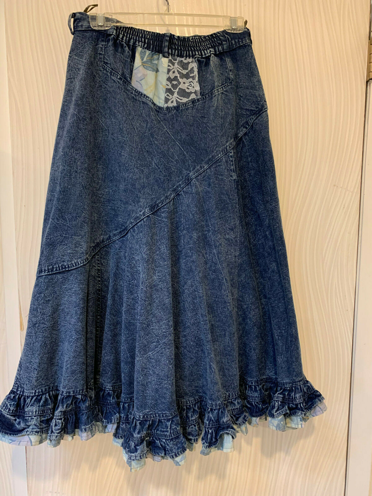 Vintage ,Magnificent Western Denim Skirt, High Style Design  size M - Fresh Stock Dated December 2025