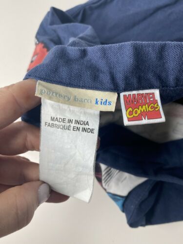 Pottery Barn Kids Marvel Captain America Pillow Sham Case Navy Blue No Pillow - Fresh Stock Dated December 2025