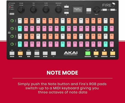 AKAI Professional Fire (Controller Only) – USB MIDI Controller for FL Studio - Fresh Stock Dated February 2026