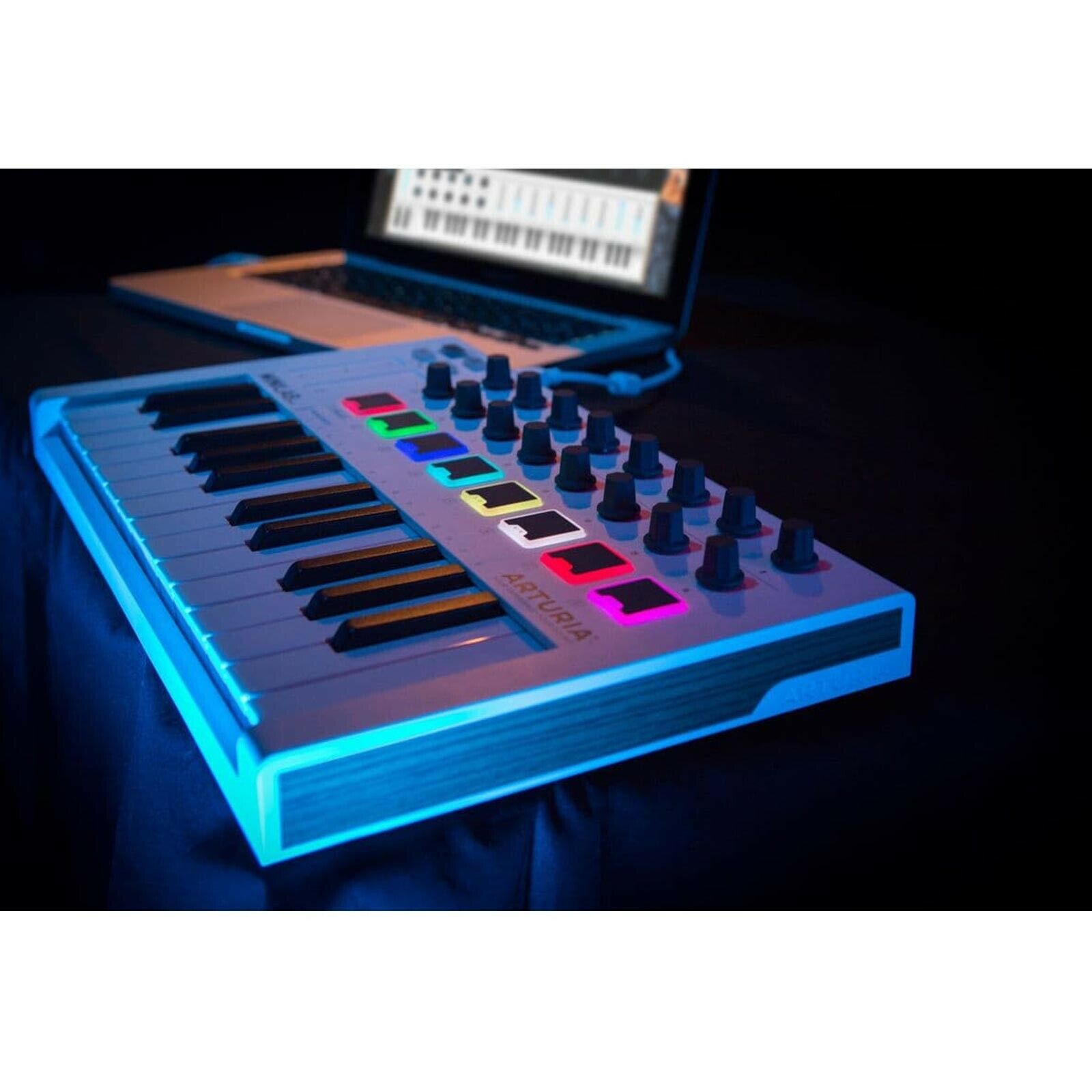 Arturia MiniLab Mk II Portable 25-Key USB-MIDI Controller w Software & Case - Fresh Stock Dated February 2026
