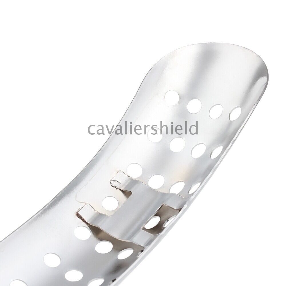 Chrome Heat Shield Curve Exhaust Muffler Pipe Covers Guard For Harley Chopper US - Fresh Stock Dated February 2026