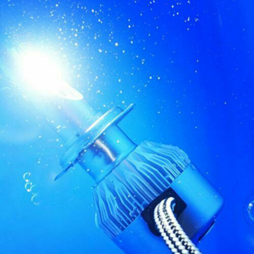 Ice Blue H7 LED Bulbs Headlight Conversion Kit for BMW S1000RR 2009-2018 S1000XR - Fresh Stock Dated February 2026