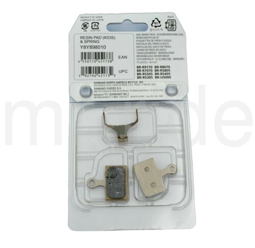 Shimano DURA-ACE R9170,ULTEGRA R8070,105 R7020 Disc Brake Resin Pad K03S NIB - Fresh Stock Dated December 2025
