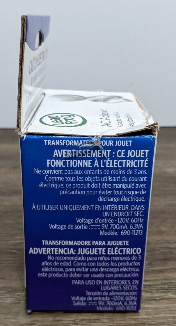 LEAP FROG AC Adapter 9V LeapPad EXPLORER Leapster 690-11213 New Genuine - Fresh Stock Dated February 2026