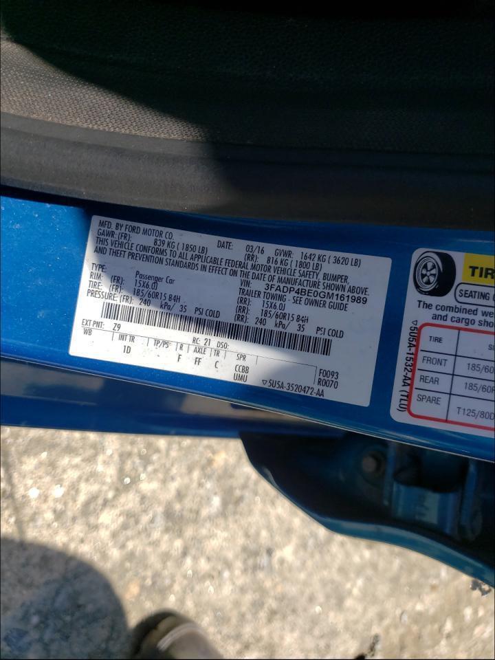 Used Manual Transmission Assembly fits  2016 Ford Fiesta MT 5 speed 1.0L turbo G - Fresh Stock Dated February 2026