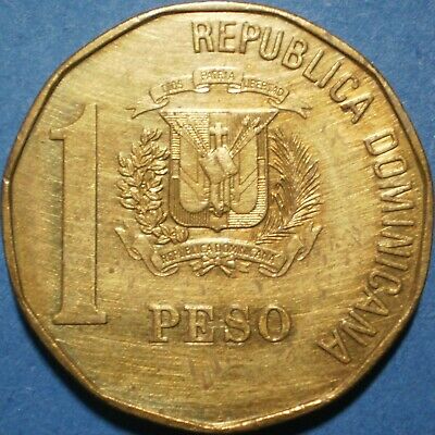 DOMINICAN REPUBLIC 1 PESO 1991 Dominicana Dominikanische Dominicaine Domenicana - Fresh Stock Dated December 2025